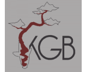 Koi, Grünpflanzen und Bonsai
